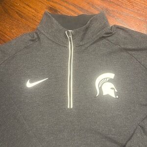 Michigan State University quarter zip.